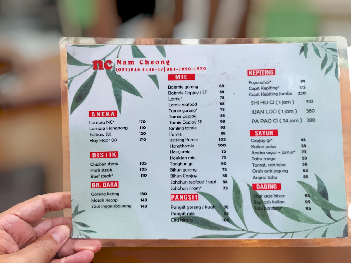 Menu Rumah Makan Nam Cheong-8