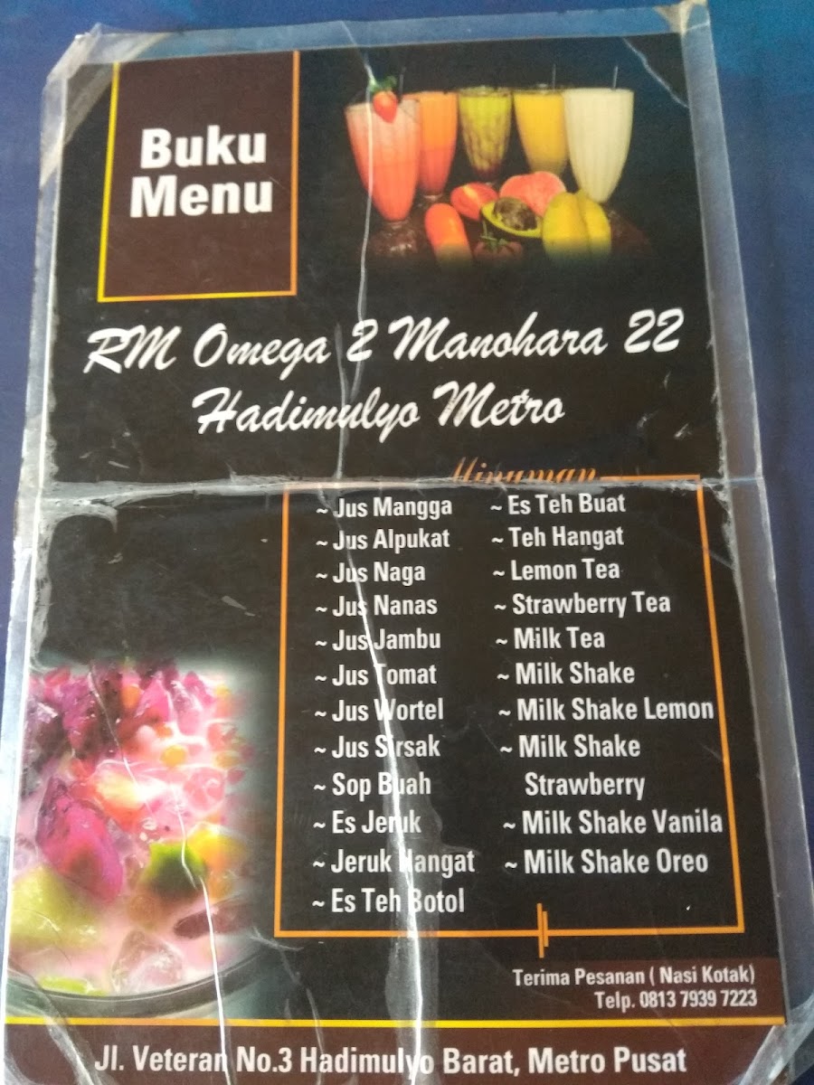 Menu Rumah Makan 'omega 2 Manohara'-3