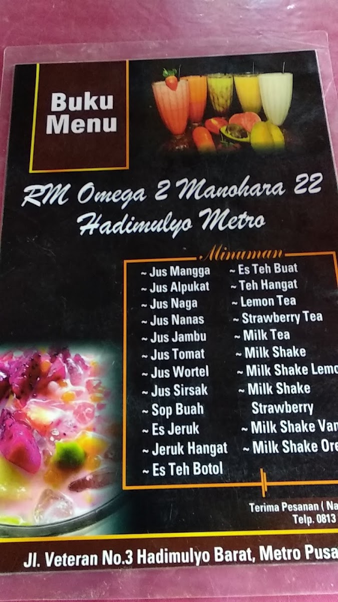 Menu Rumah Makan 'omega 2 Manohara'-4
