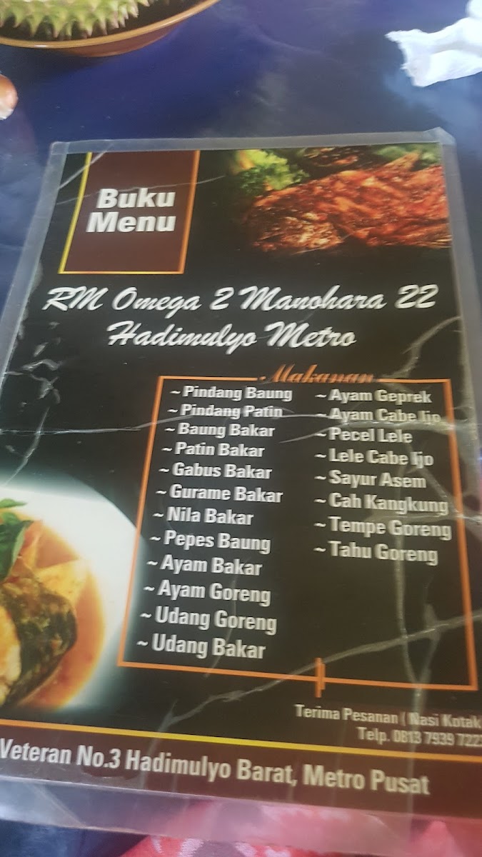 Menu Rumah Makan 'omega 2 Manohara'-8