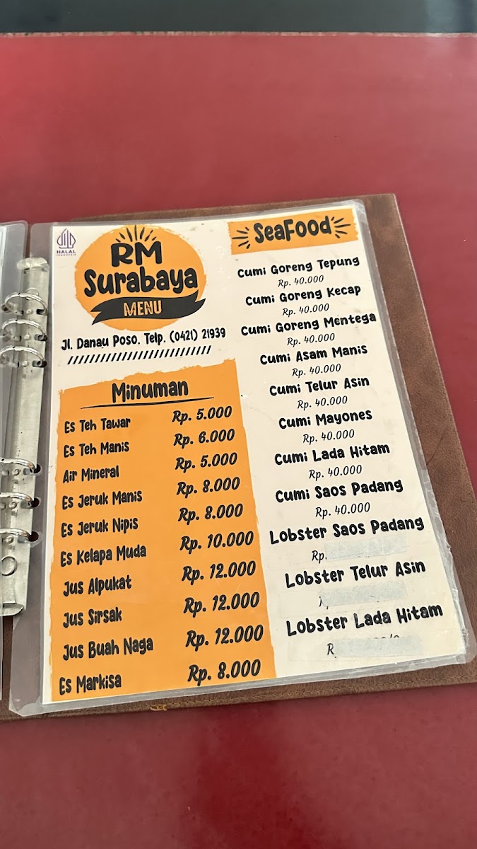 Menu Rumah Makan Surabaya-1