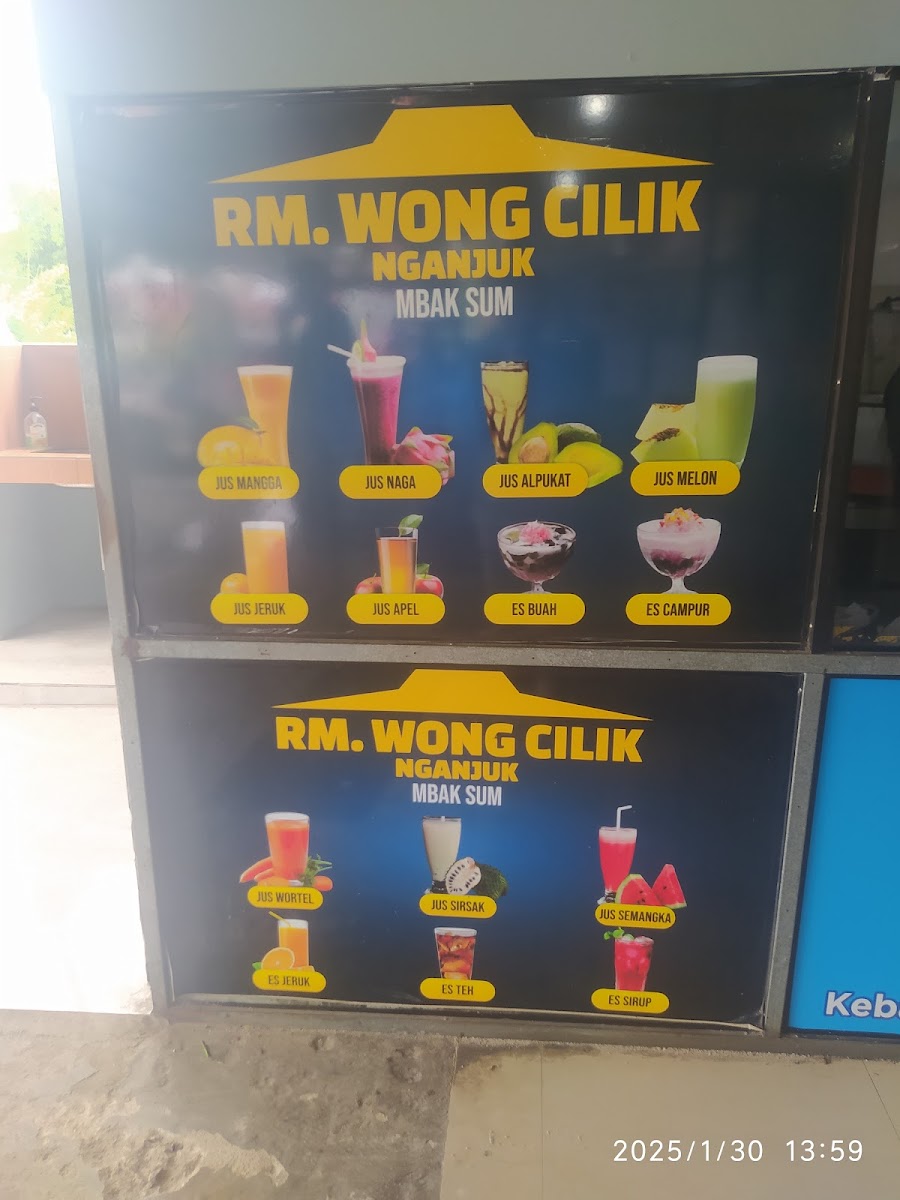Menu Rumah Makan Wong Cilik-5
