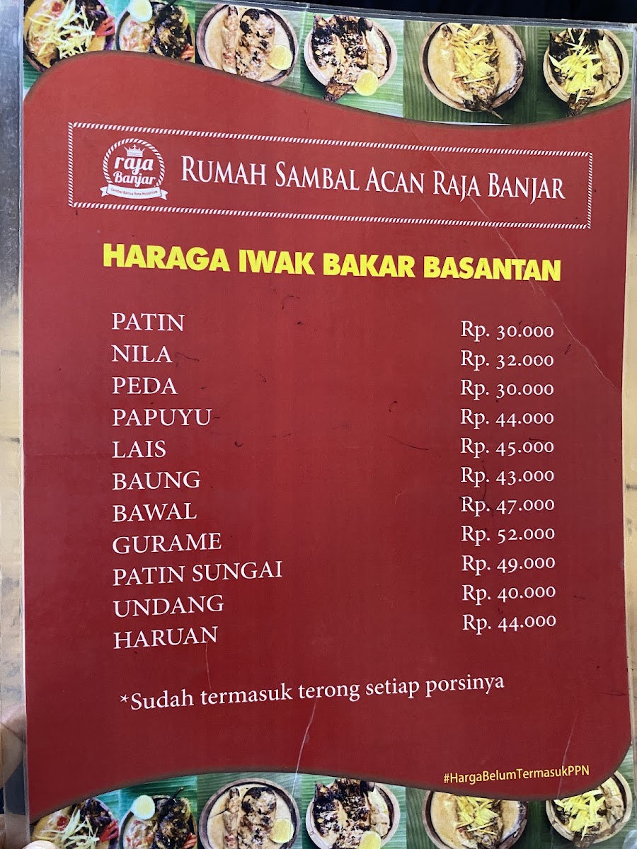 Menu Rumah Sambal Acan Raja Banjar-10