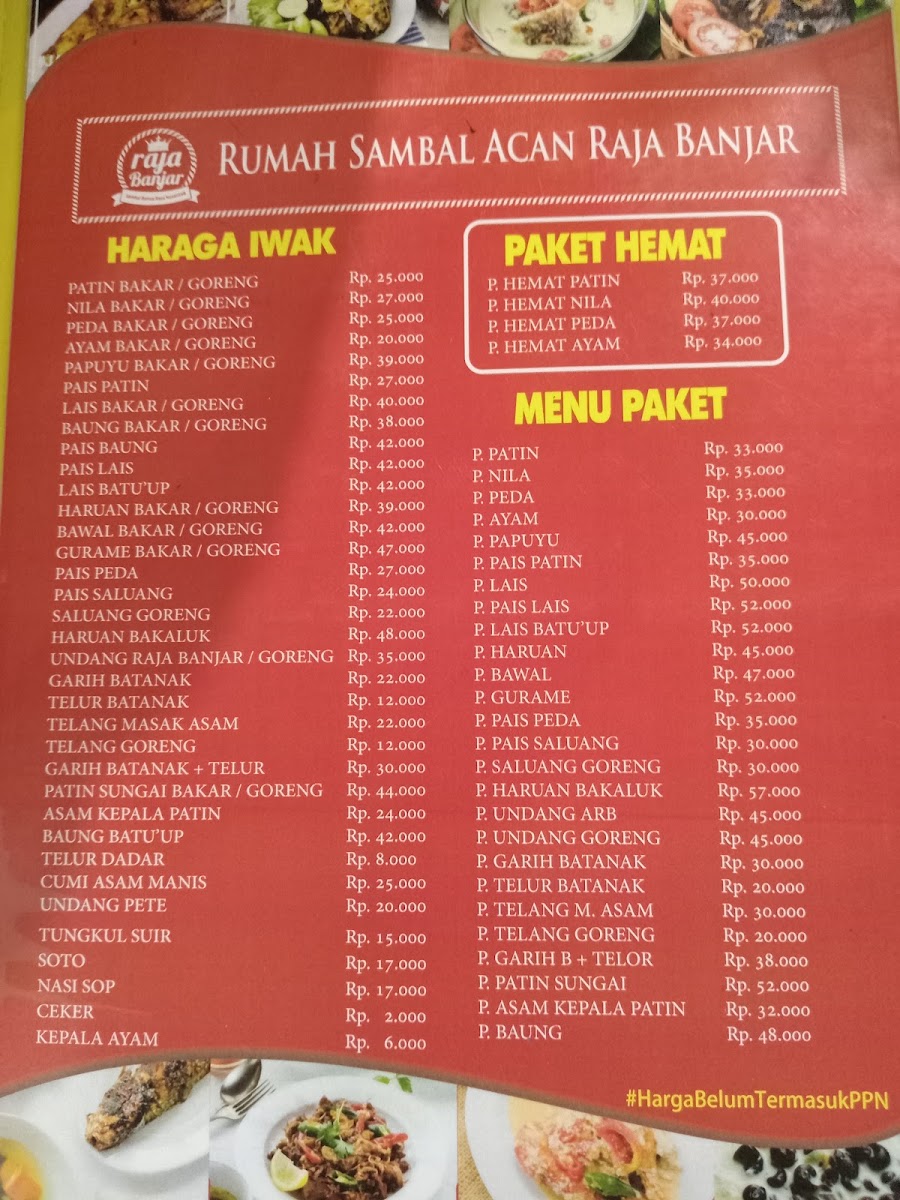 Menu Rumah Sambal Acan Raja Banjar-6