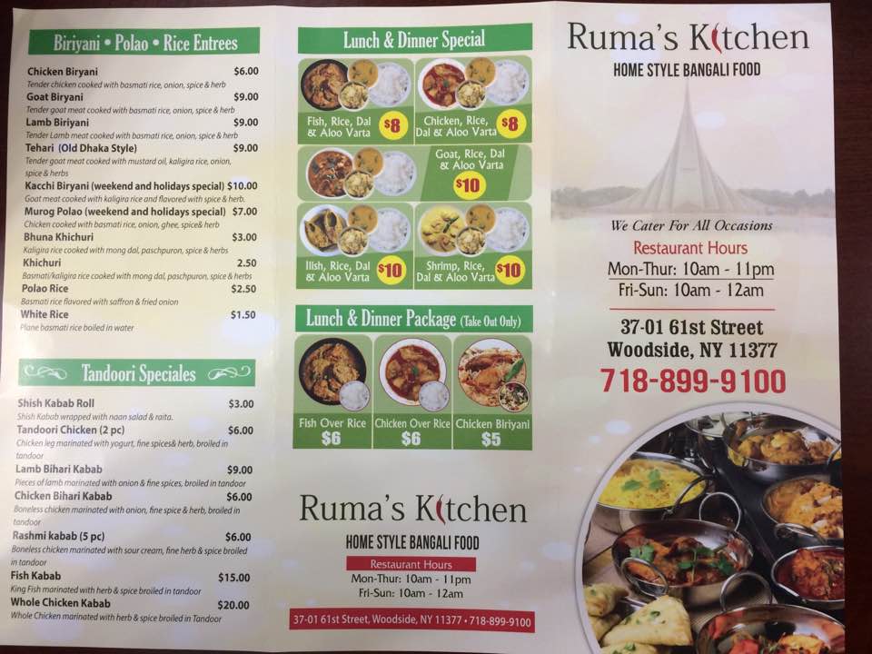 Menu Ruma's Kitchen-1