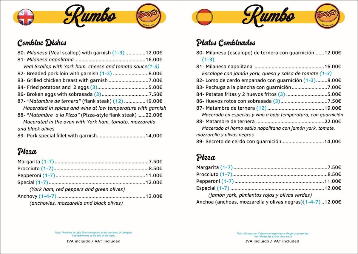 Menu Rumbo Pancho Bar-4