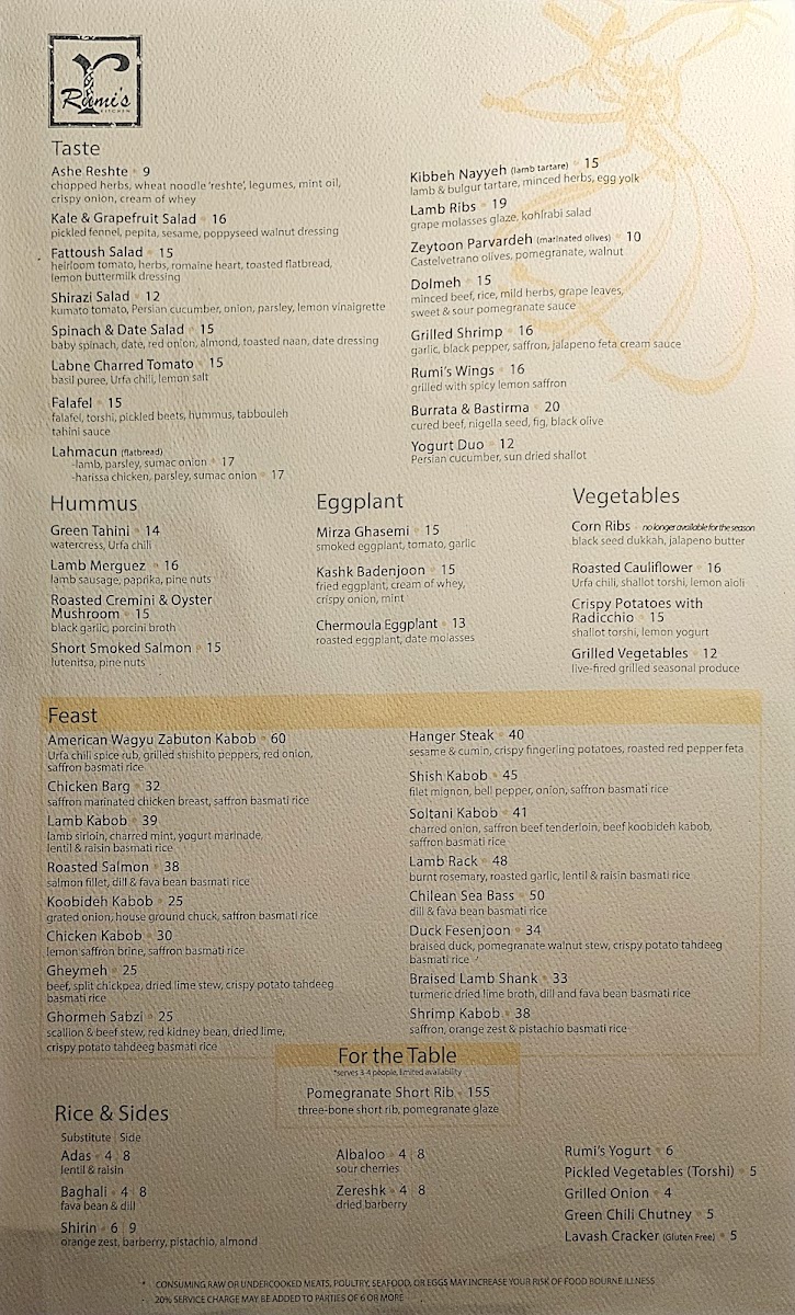 Menu Rumi's Kitchen-4