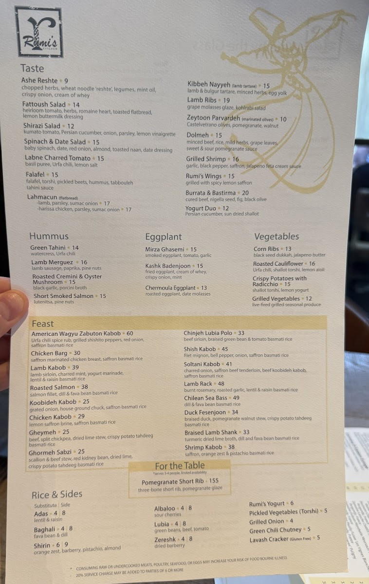 Menu Rumi's Kitchen-5