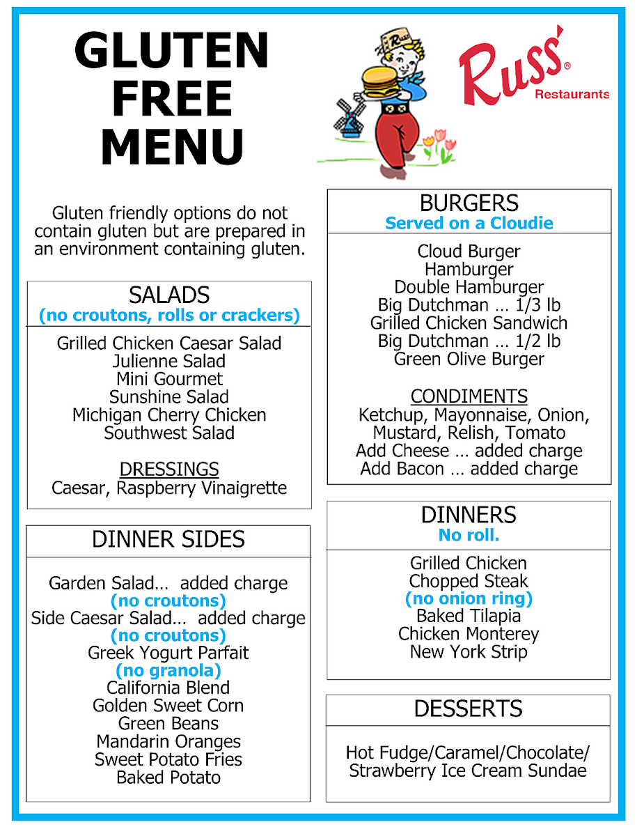 Menu Russ' Restaurant-5