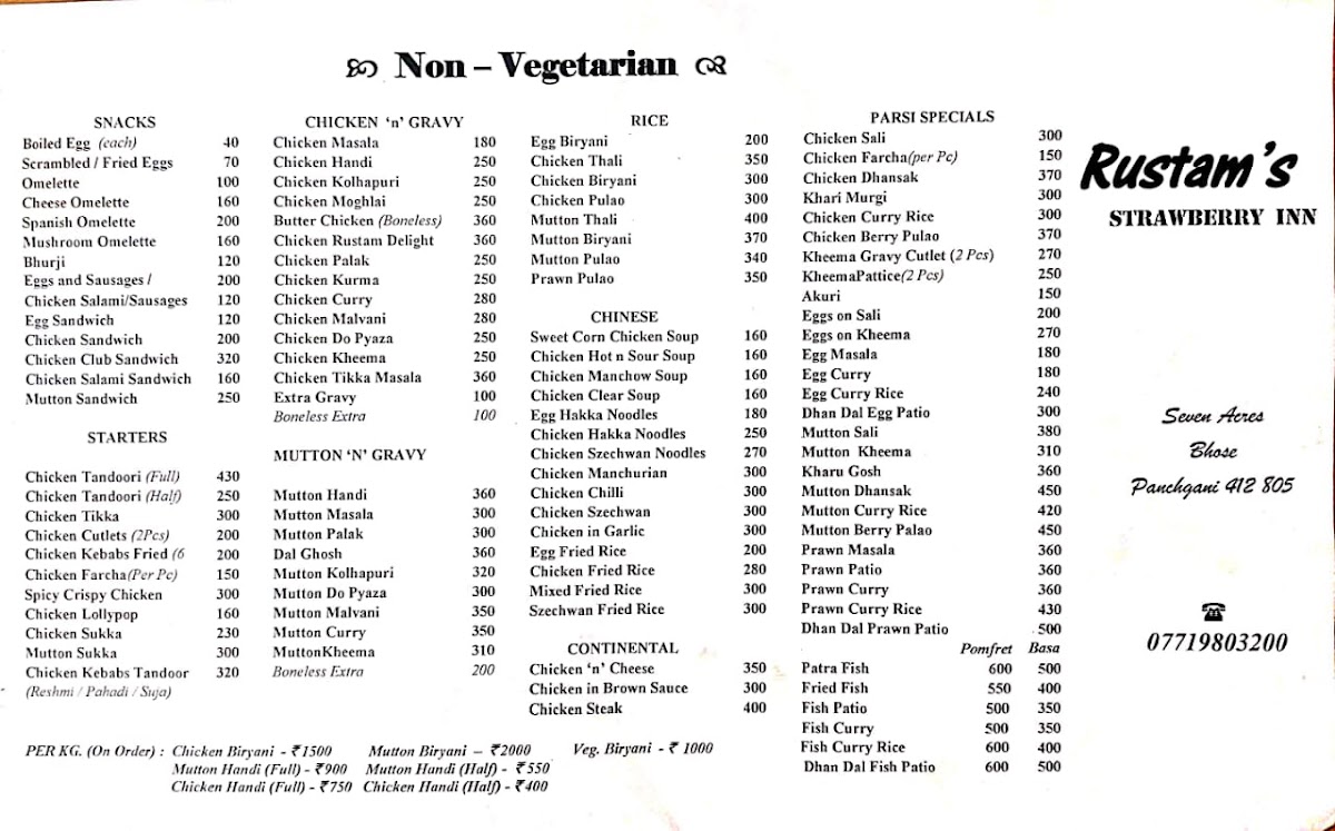 Menu Rustam's Strawberry Inn-3