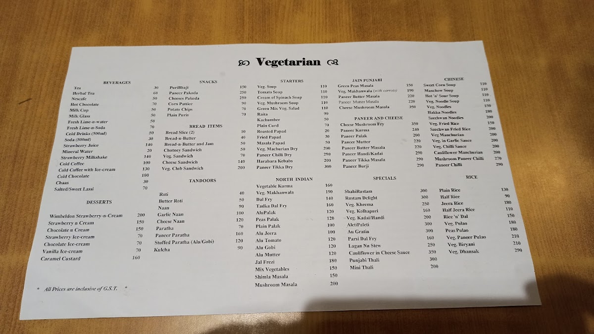 Menu Rustam's Strawberry Inn-6