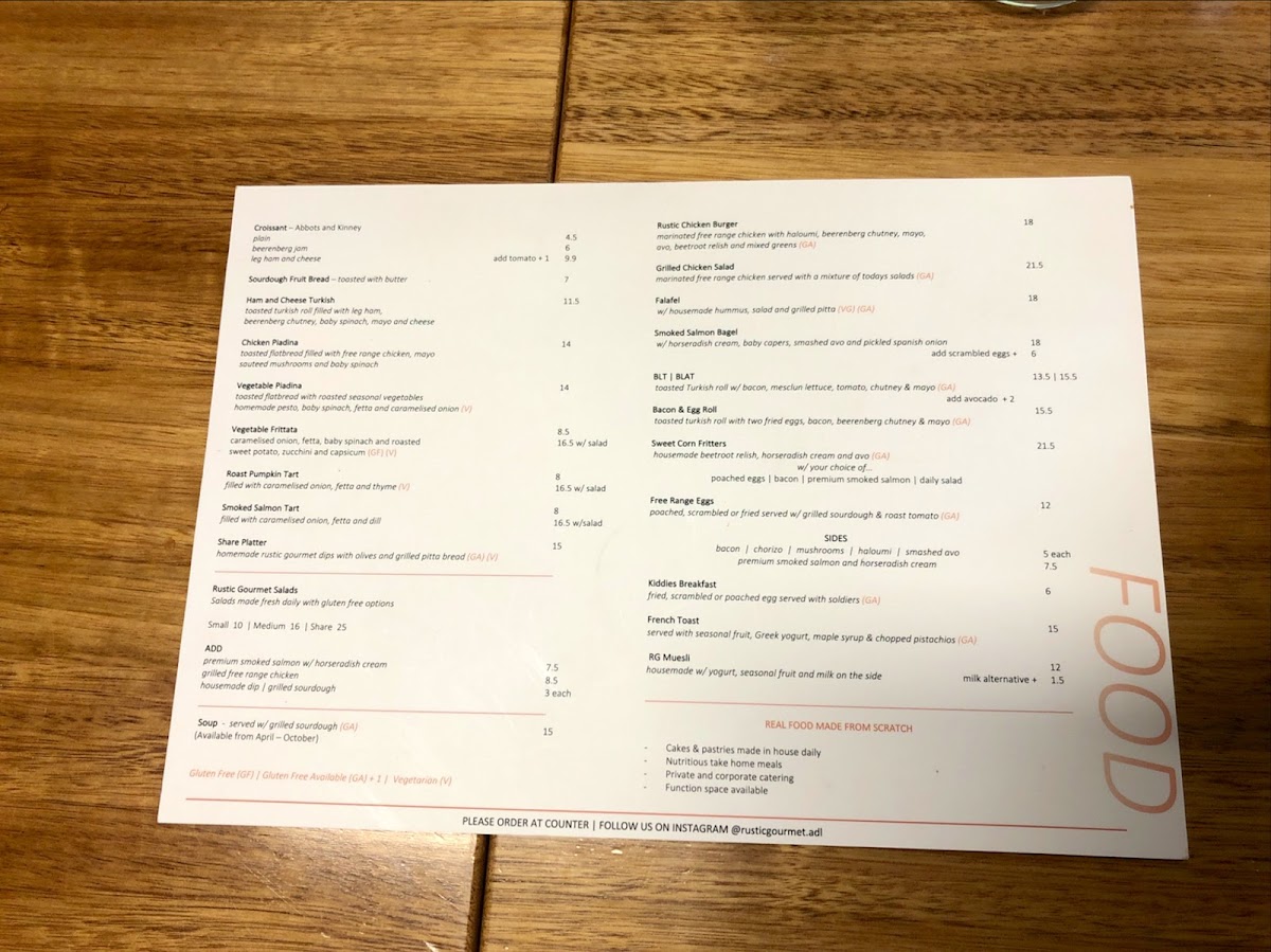 Menu Rustic Gourmet-1