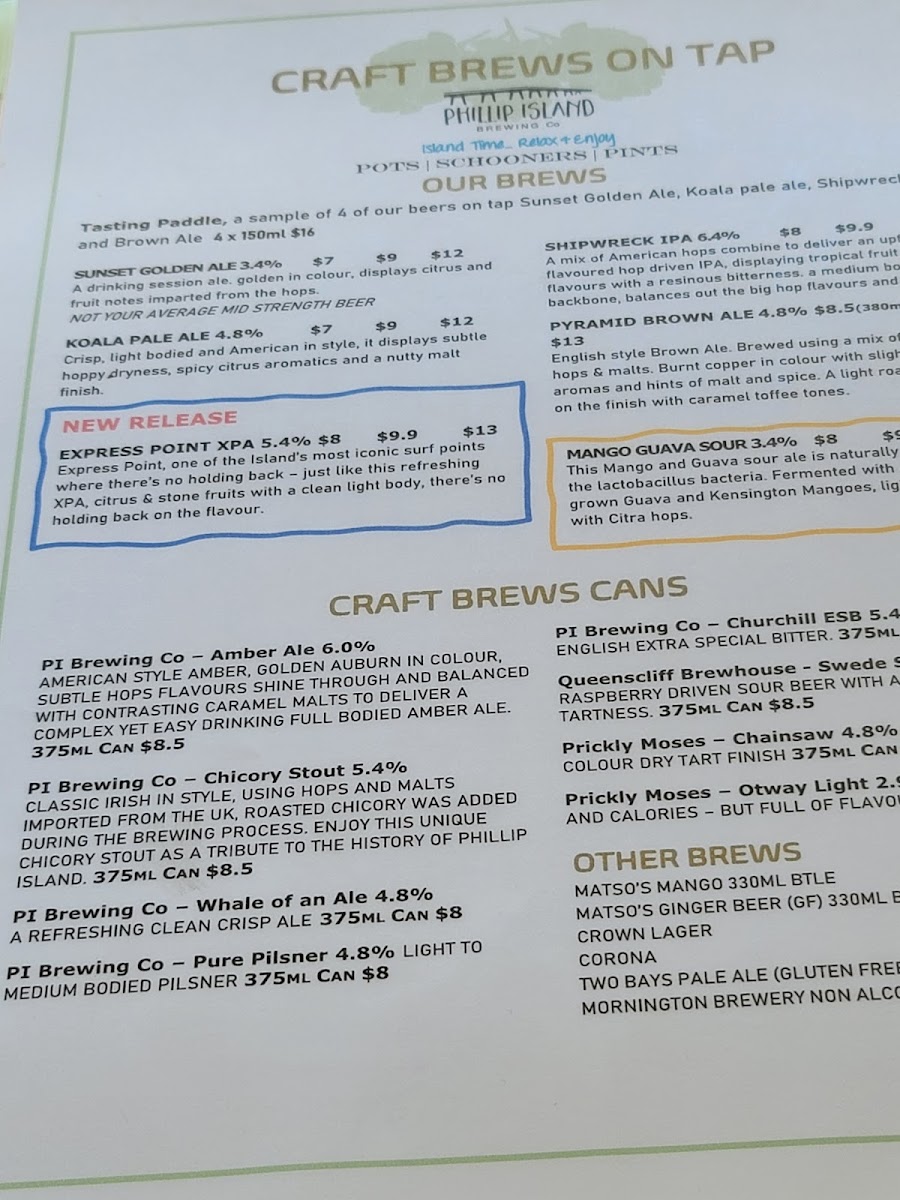 Menu Rusty Water Brewery Restaurant & Bar-10