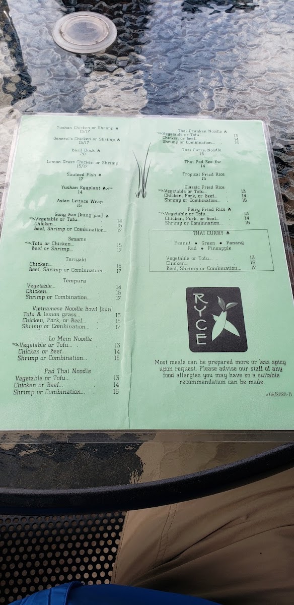 Menu Ryce Asian Bistro-5