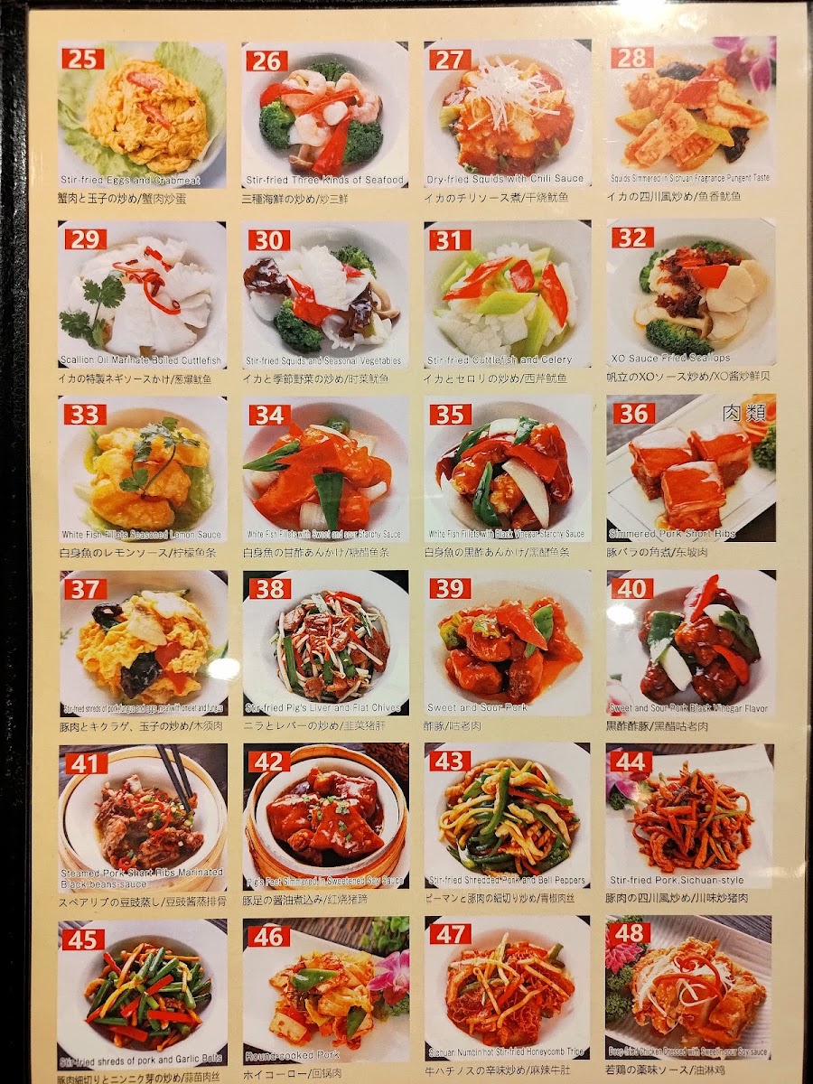 Menu Ryūkai Hanten-5
