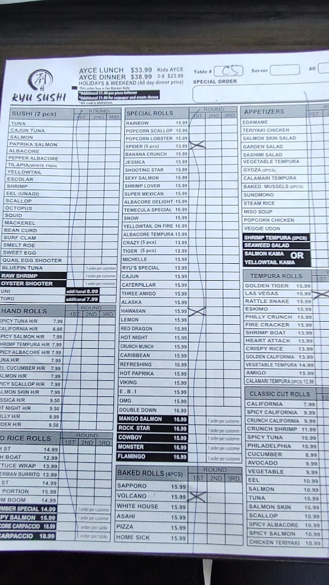 Menu Ryu Sushi-10