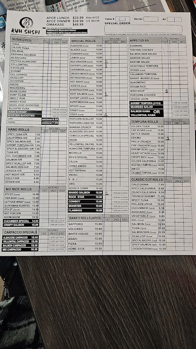 Menu Ryu Sushi-5