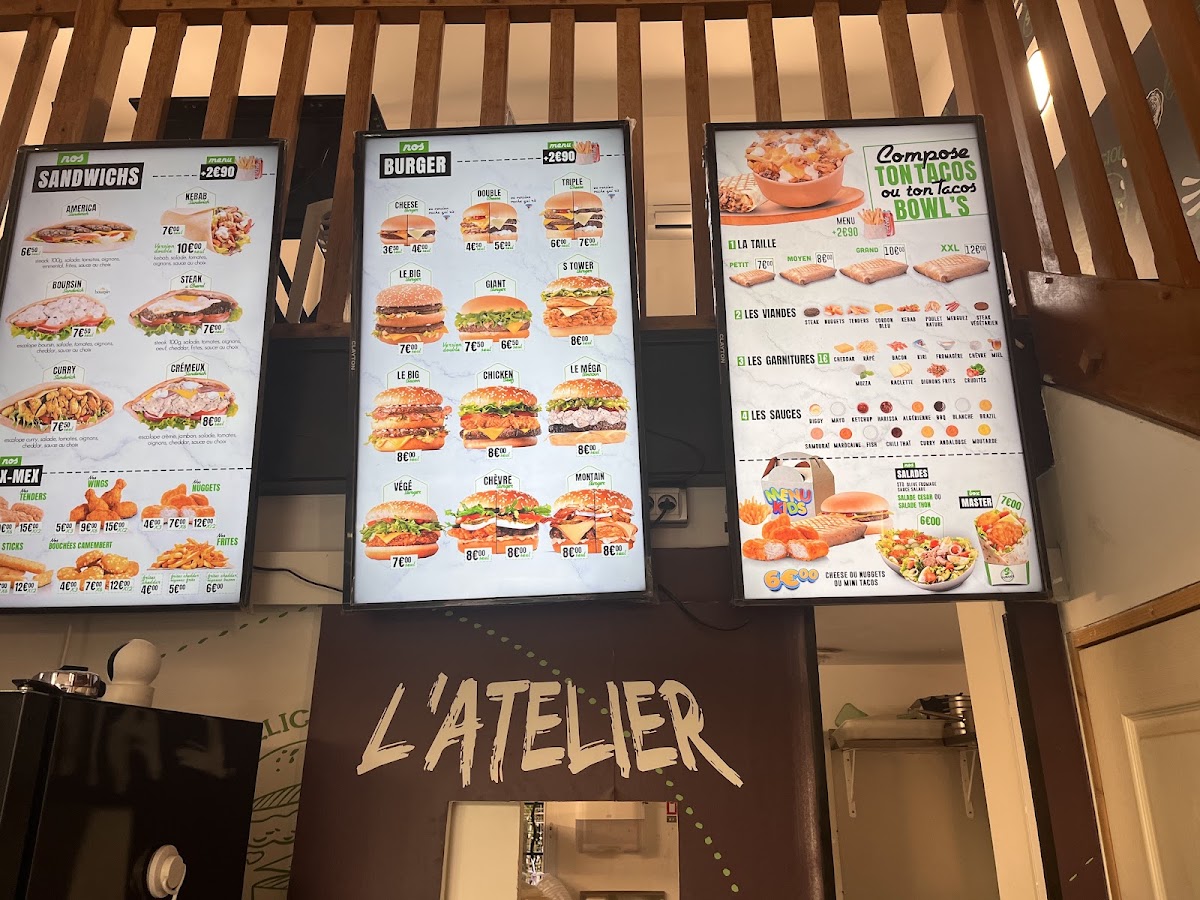 Menu S Burger - Snack Et Restaurant A Rocbaron-3