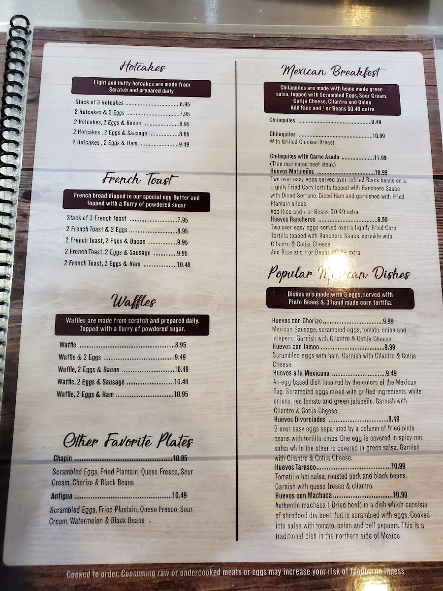 Menu S & J Gran Cafe-9