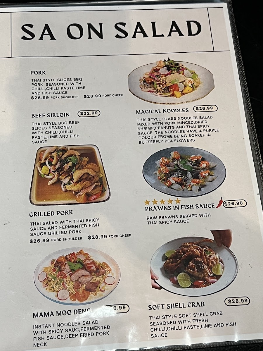 Menu Sa-On-3