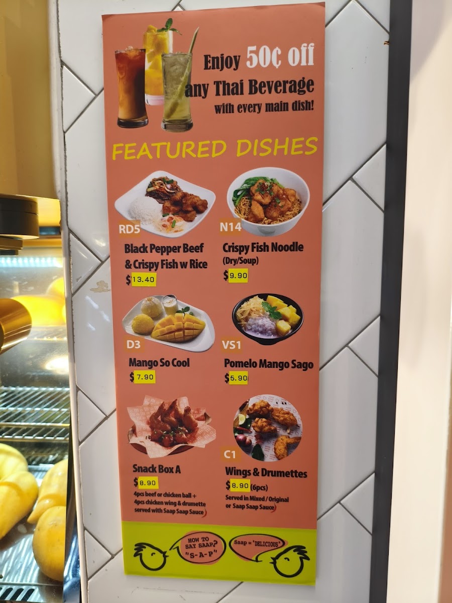 Menu Saap Saap Thai-7