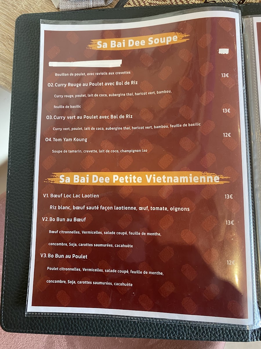 Menu Sabaidee Restaurant-10