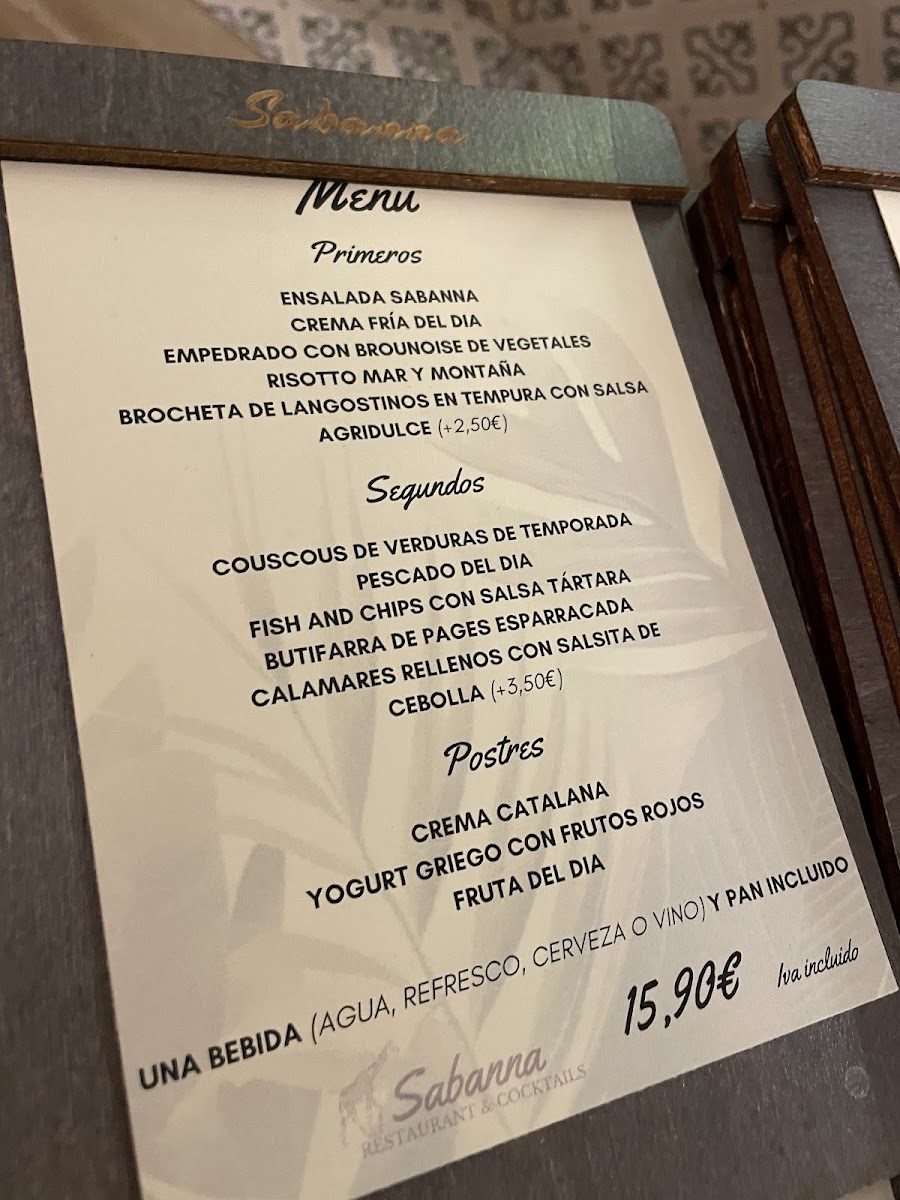 Menu Sabanna Barcelona-2
