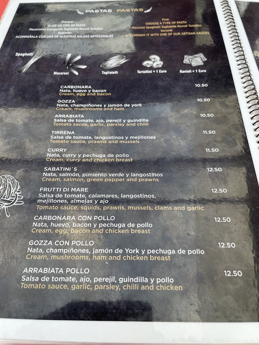 Menu Sabatini's-7