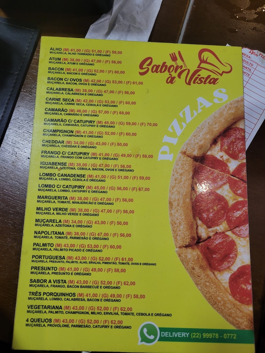 Menu Sabor À Vista-1