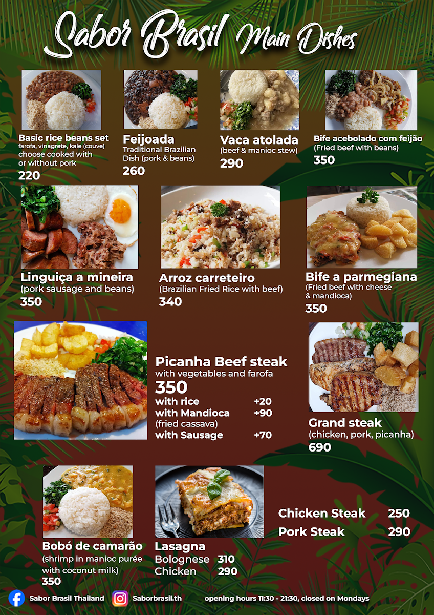 Menu Sabor Brasil Bar & Restaurant-1