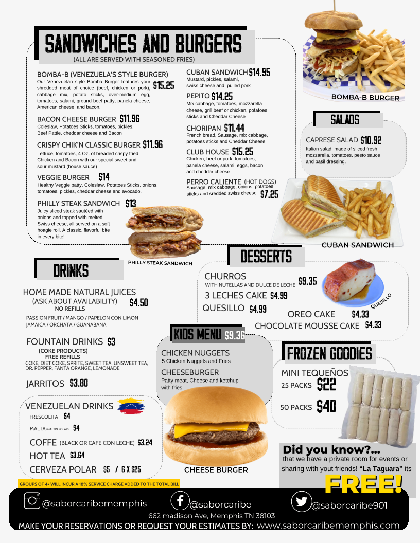Menu Sabor Caribe-2