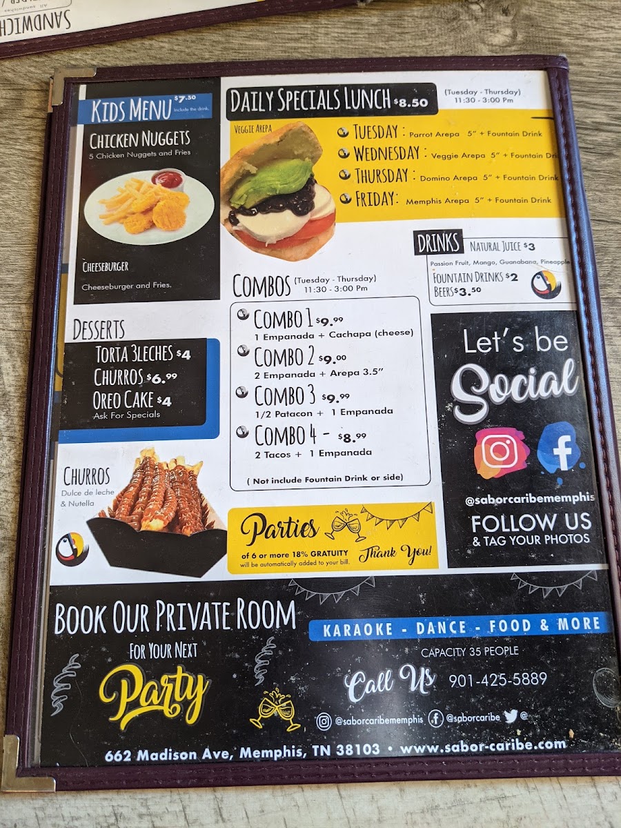 Menu Sabor Caribe-7