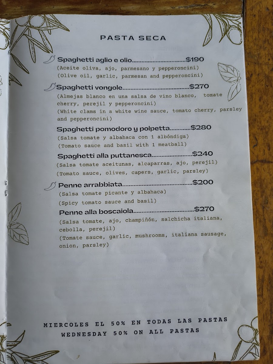Menu Sabrina - Tradizioni Italiane-10
