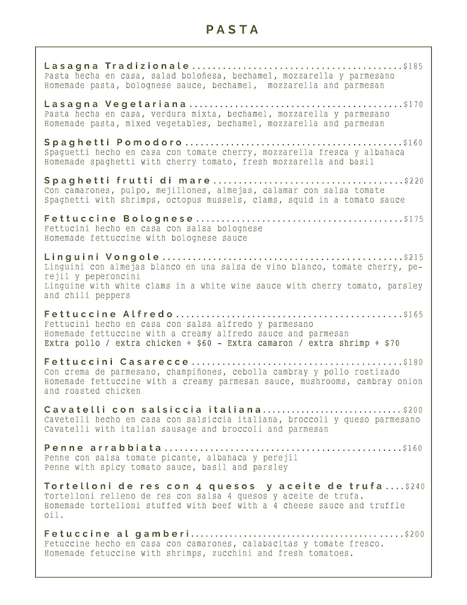 Menu Sabrina - Tradizioni Italiane-5