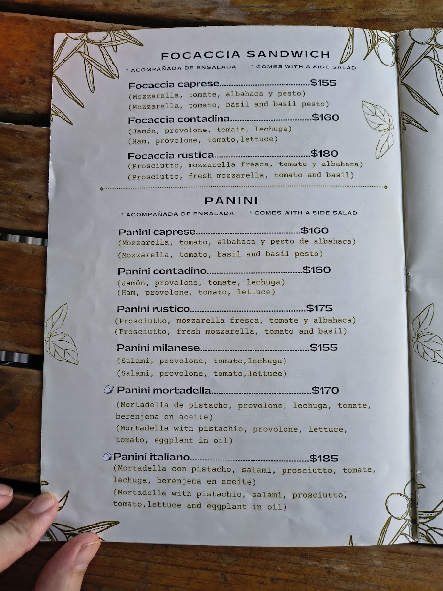 Menu Sabrina - Tradizioni Italiane-9