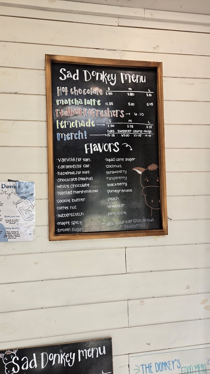 Menu Sad Donkey Coffee-3