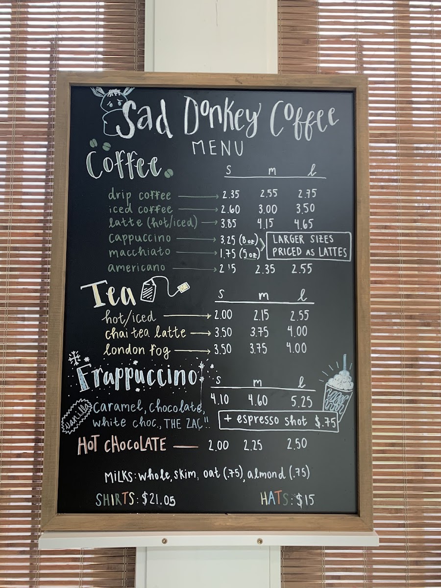 Menu Sad Donkey Coffee-4