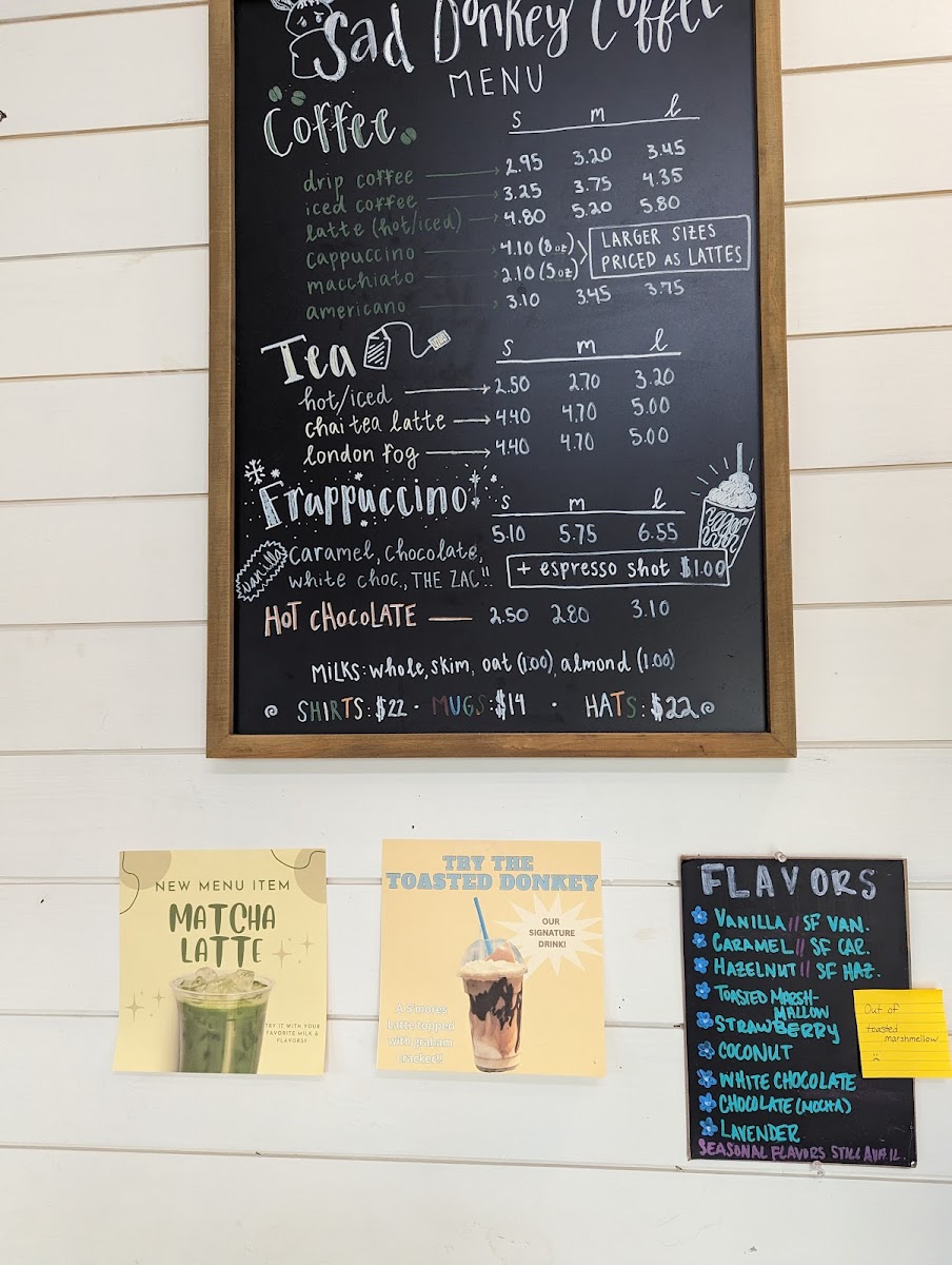 Menu Sad Donkey Coffee-6