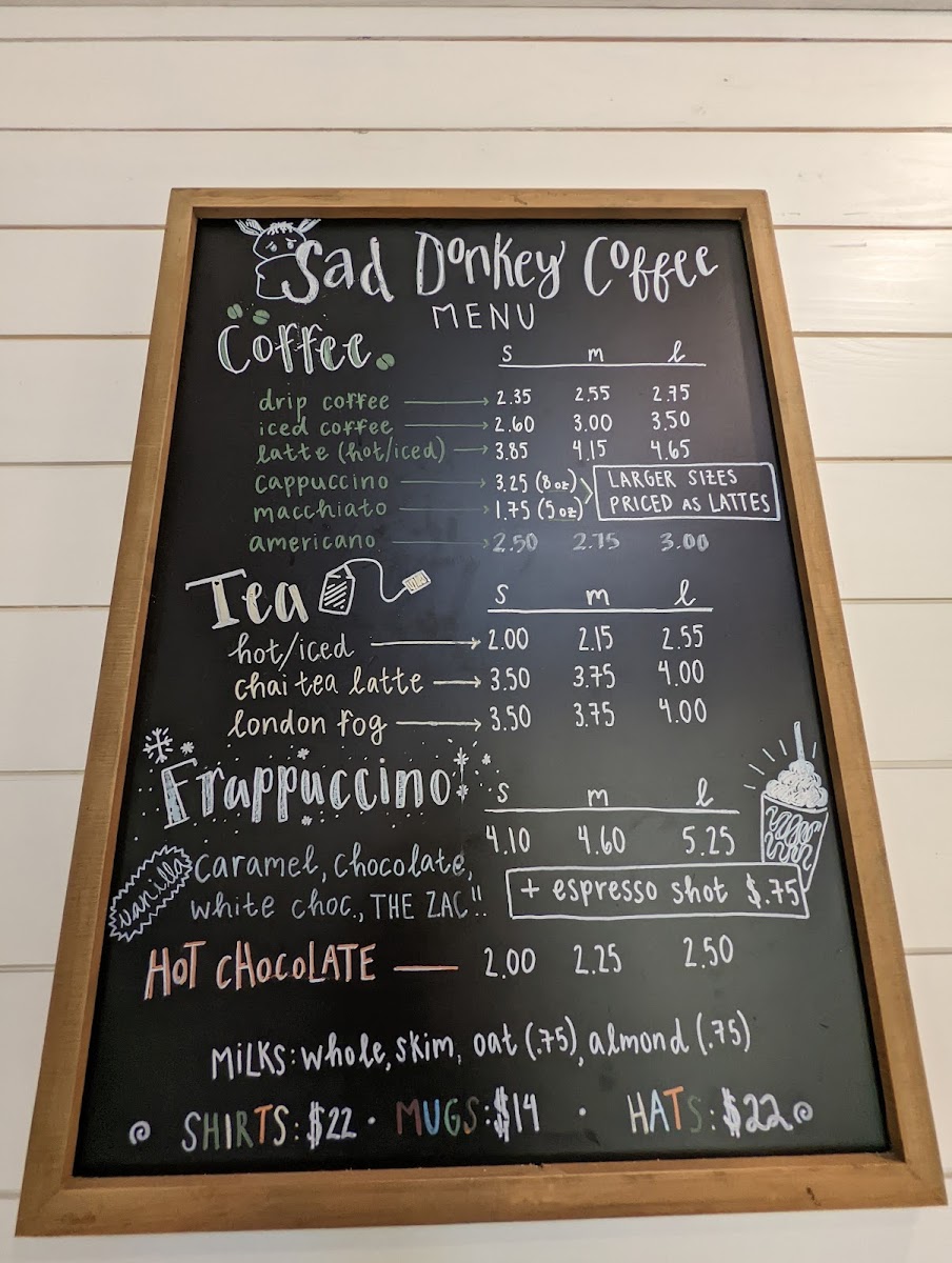 Menu Sad Donkey Coffee-8