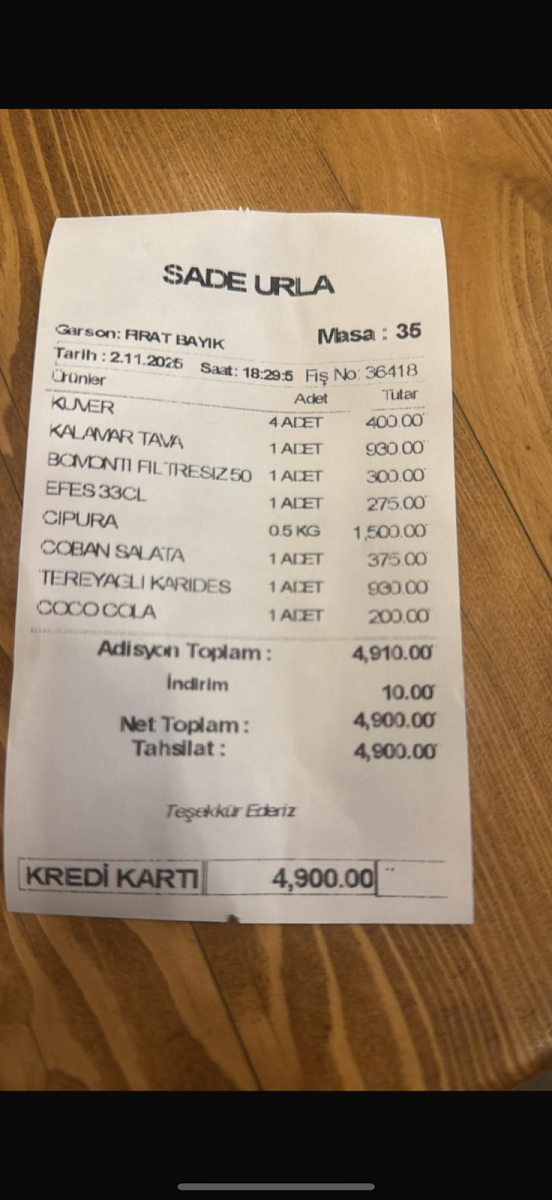 Menu Sade Urla-4