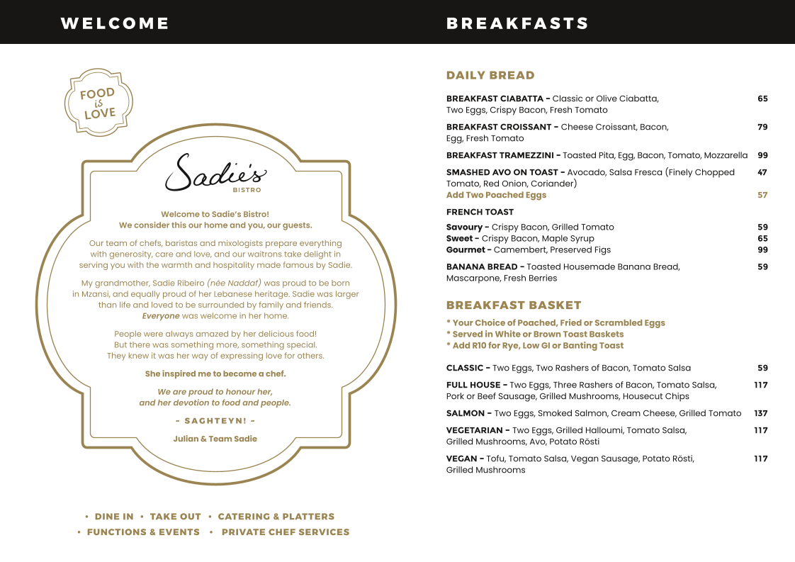 Menu Sadie's Bistro-3