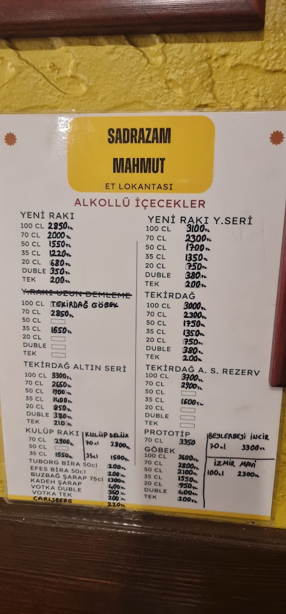 Menu Sadrazam Mahmut Meat Restaurant-2