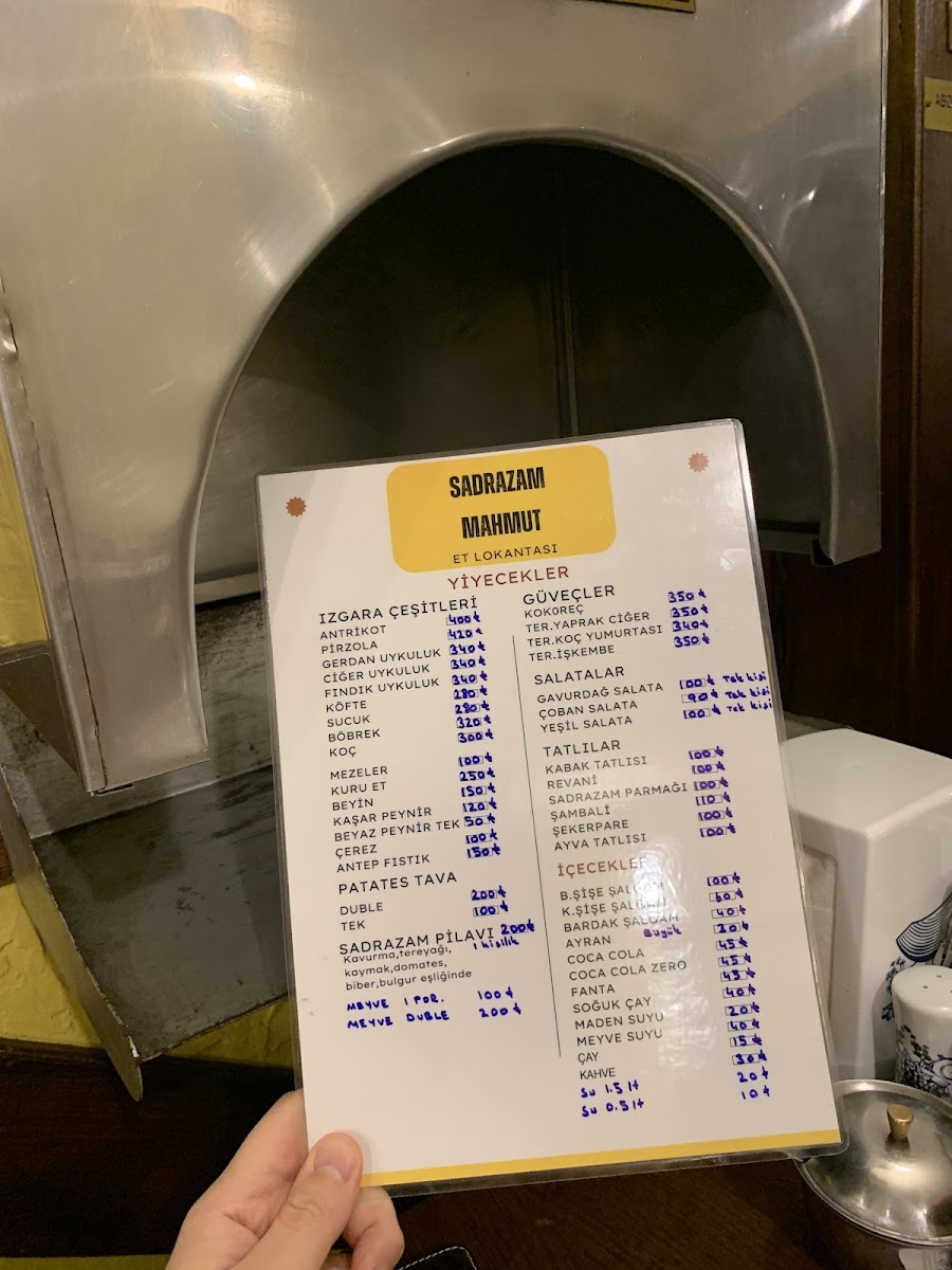 Menu Sadrazam Mahmut Meat Restaurant-3