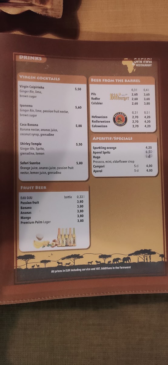 Menu Safari Restaurant-4