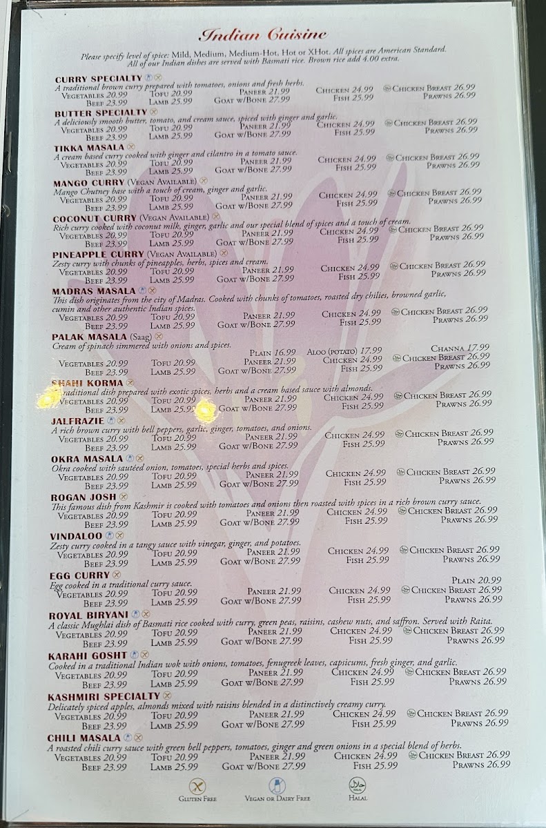 Menu Saffron Grill-7