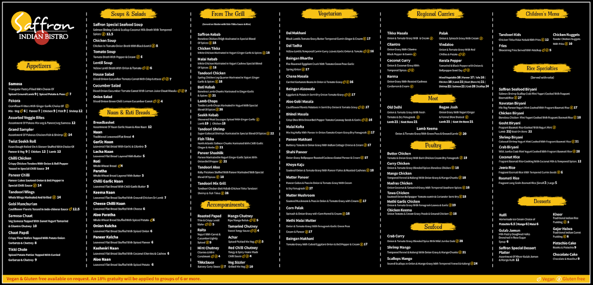 Menu Saffron-9