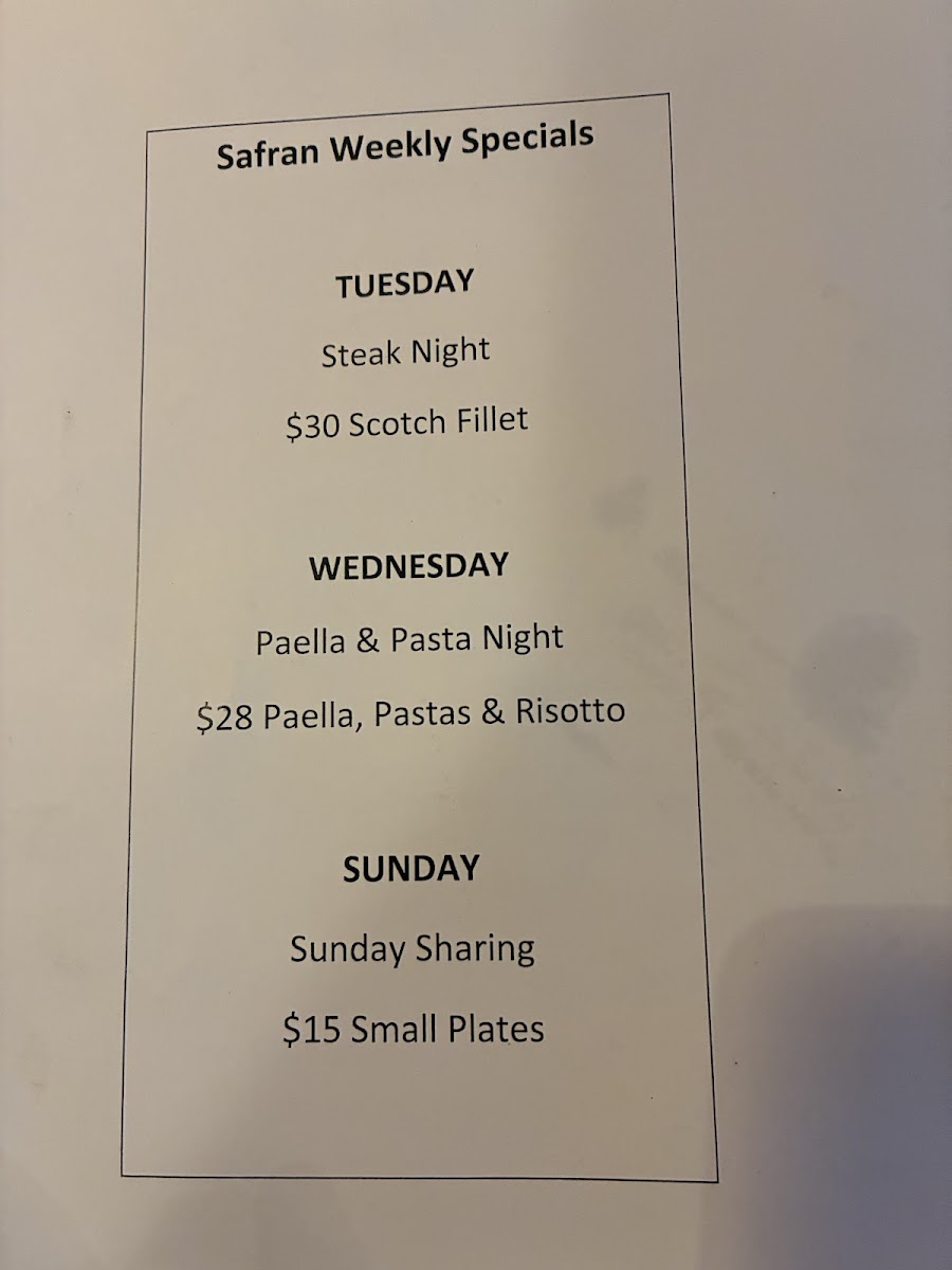 Menu Safran Restaurant Cafe-3