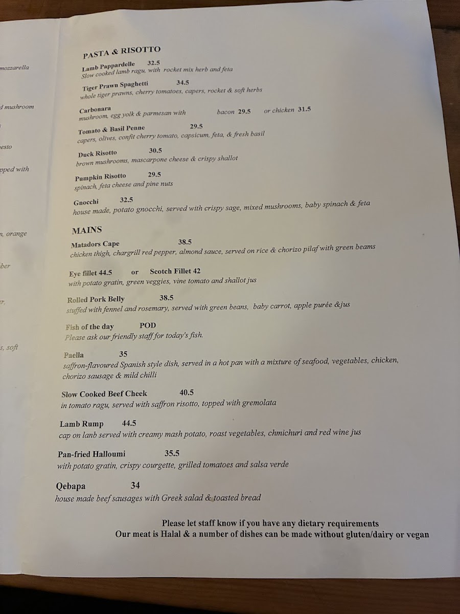 Menu Safran Restaurant Cafe-5