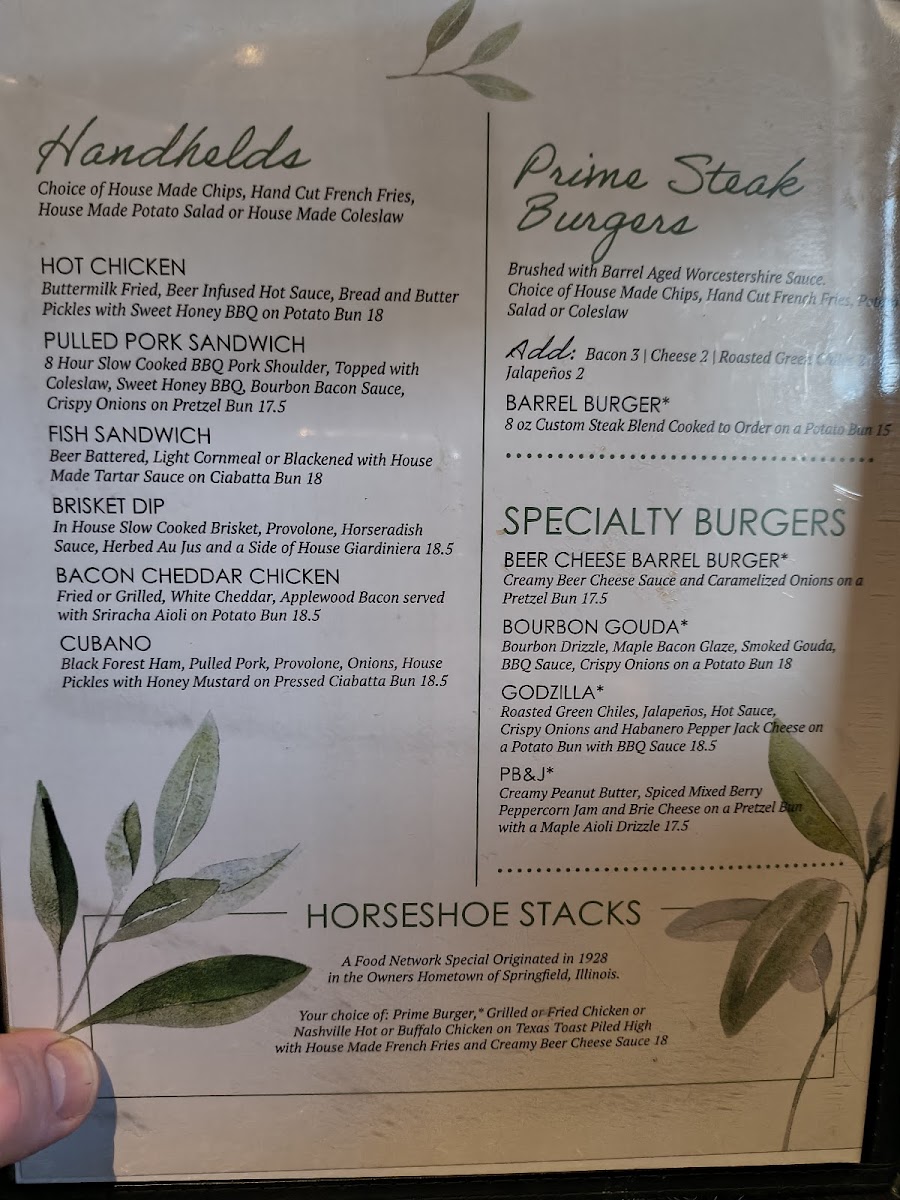 Menu Sage & Barrel Craft Eatery-4