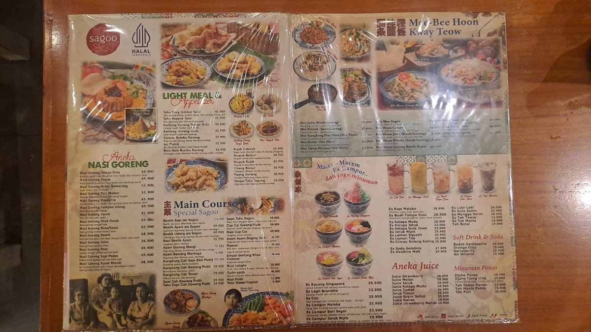 Menu Sagoo Kitchen • Pvj-6